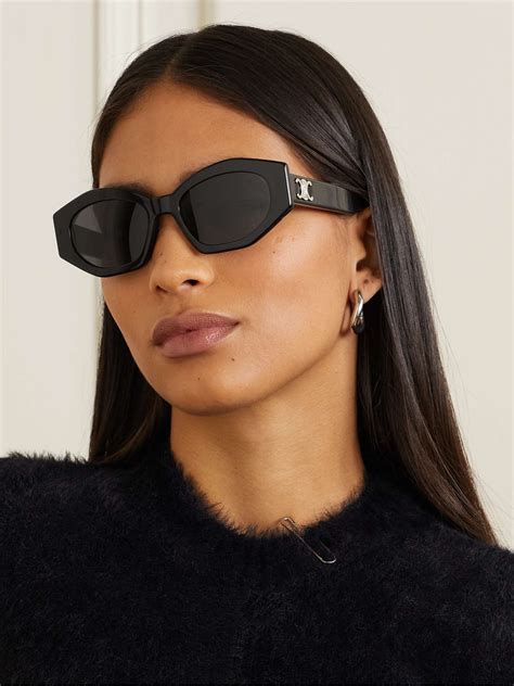 celine cat eye black sunglasses|Celine cat eye sunglasses sale.